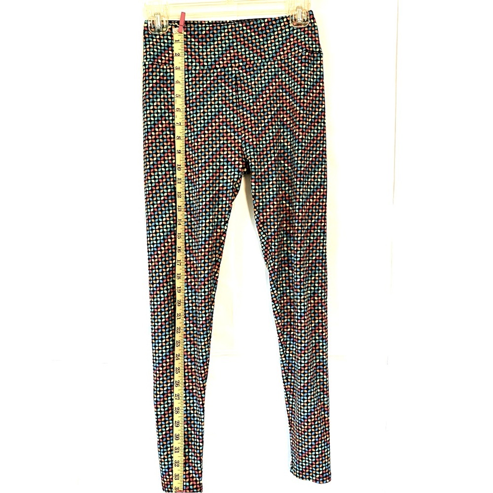 LULAROE Women’s Leggings in Brightly Colored Dotted Design - Picture 5 of 9